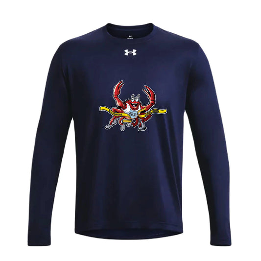 Baltimore Marathon 26.2 Crab Navy Men's LS