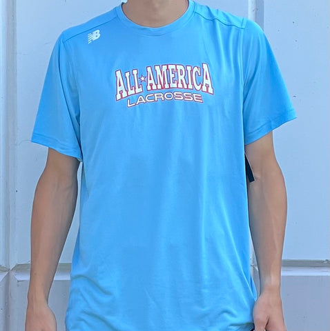 All-America Carolina Blue Tech Tee