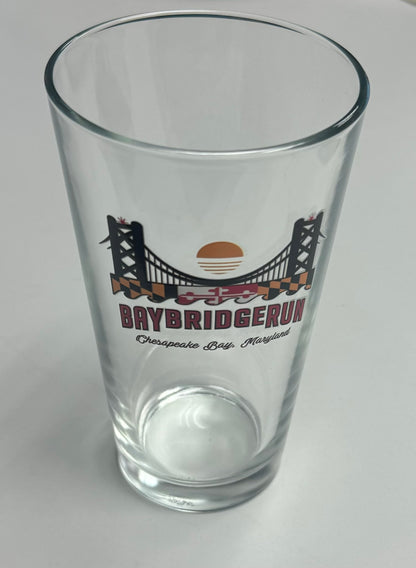 Bay Bridge Run Pint Glass