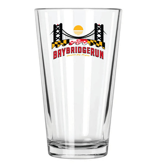 Bay Bridge Run Pint Glass