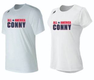 All America 2024 White Regional Tech Tees Unisex