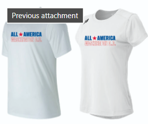 All America 2024 White Regional Tech Tees Men's