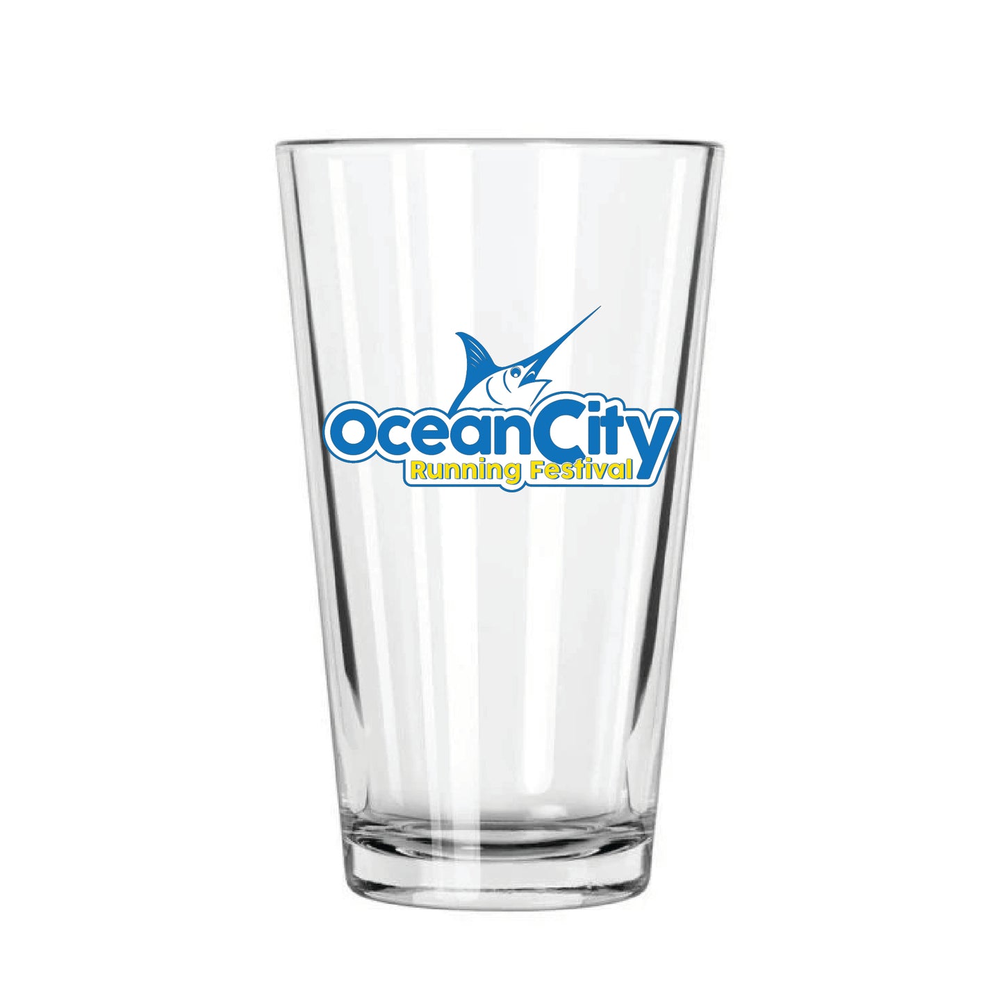 Ocean City Running Festival Pint Glass