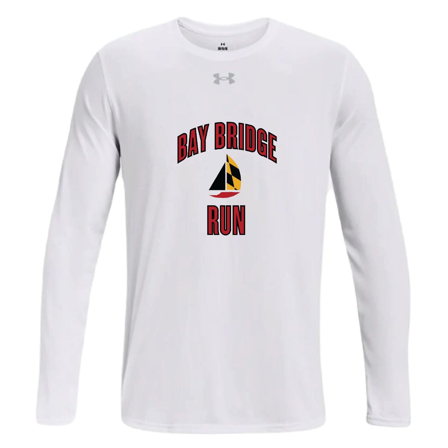 Men's Bay Bridge Run White Long Sleeve