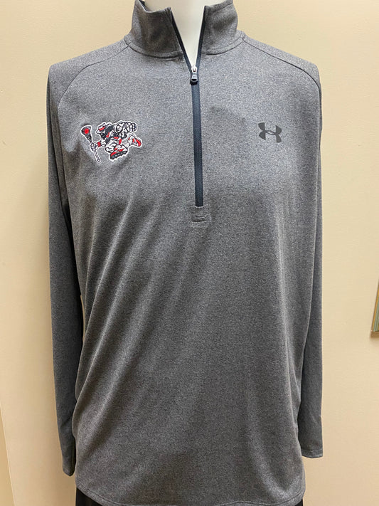 Grey UA Roughrider Quarter Zip