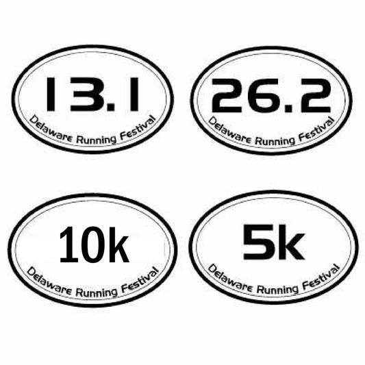 Delaware Running Festival Stickers